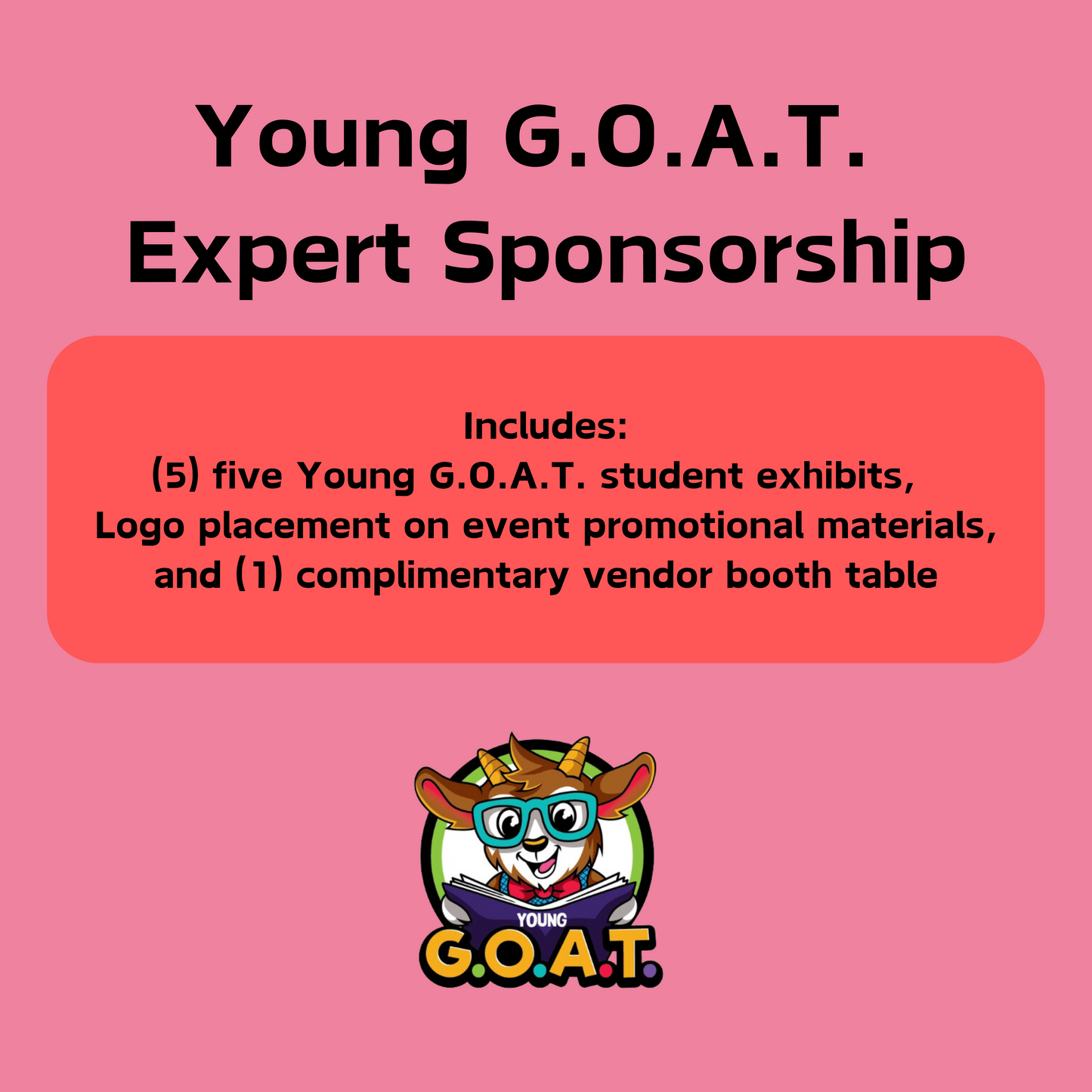 Young G.O.A.T. Expert Sponsorship